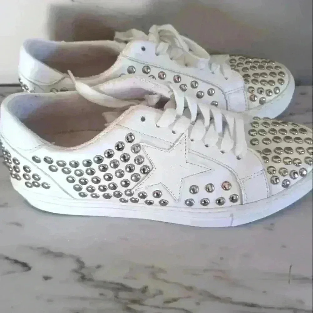 Steven New York Womens Studded Phunky Sneaker 8 - Picture 6 of 16